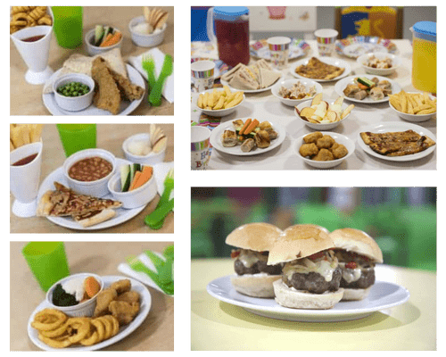 Party food at Kidzplay and little bees soft play centres for a kids party