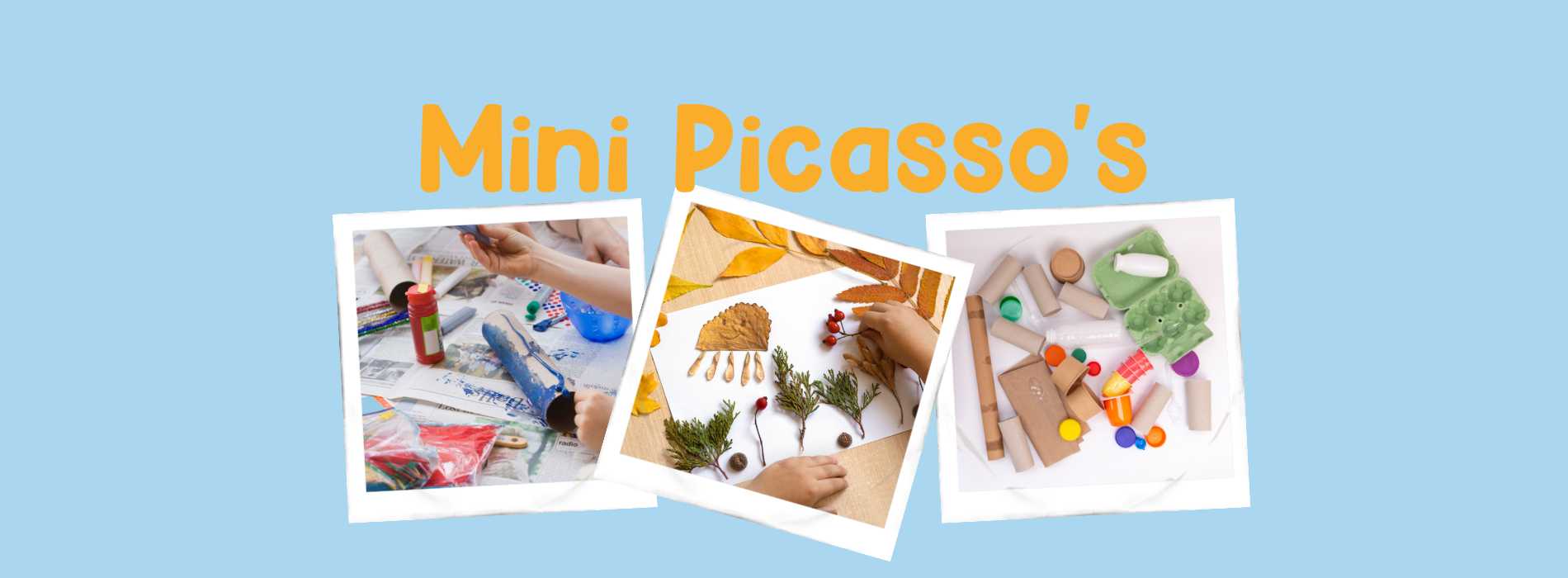mini picasso's process art authentic play class gives your child the chance to experience creating art with a wide range of materials